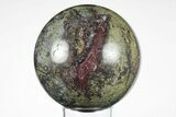 Polished Dragon's Blood Jasper Sphere - South Africa #202749-1